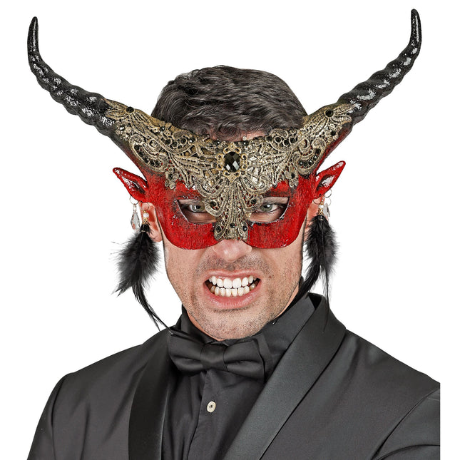 Halloween Augenmaske Teufel