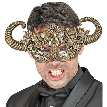 Goldene Augenmaske Widder