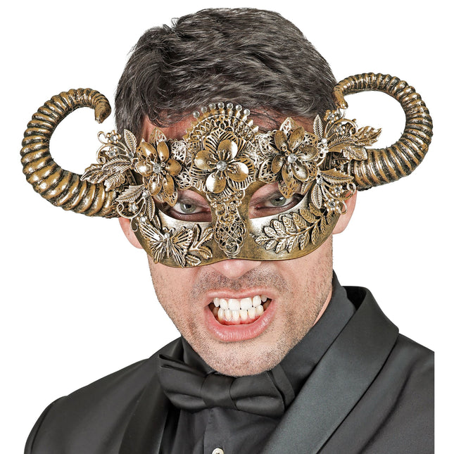 Goldene Augenmaske Widder