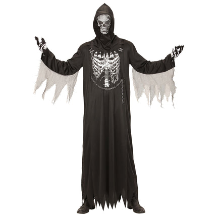 Halloween Kostüm Herren Sensenmann Skelett