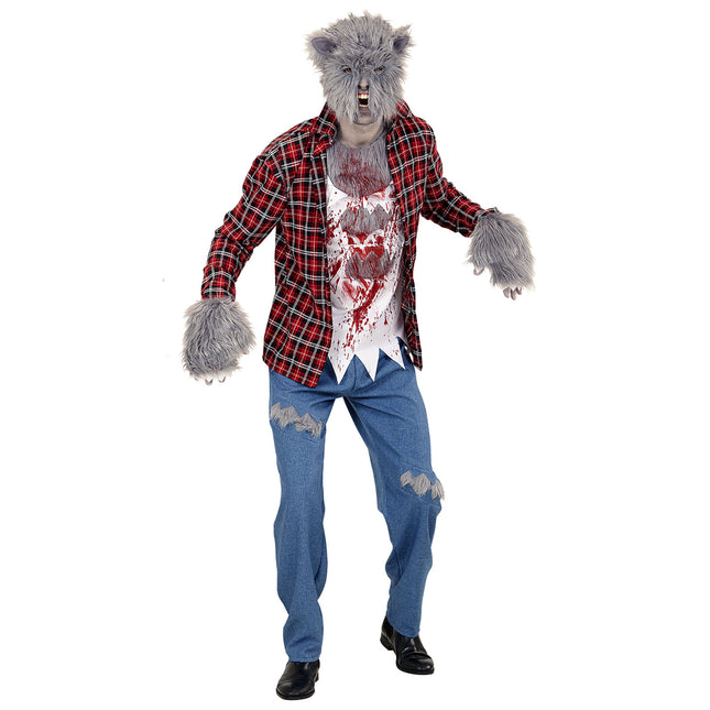 Halloween Kostüm Männer Werwolf 5 Stück
