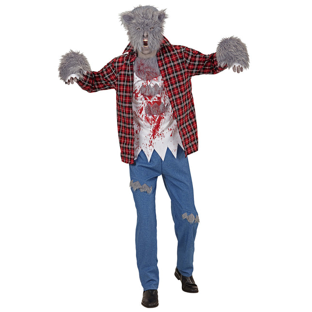 Halloween Kostüm Männer Werwolf 5 Stück