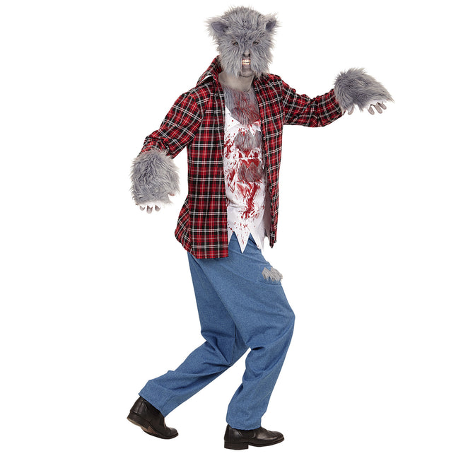 Halloween Kostüm Männer Werwolf 5 Stück
