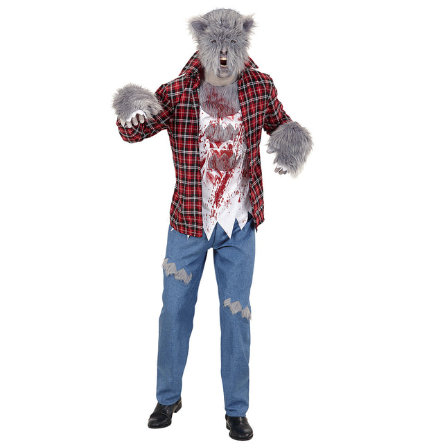 Halloween Kostüm Männer Werwolf 5 Stück