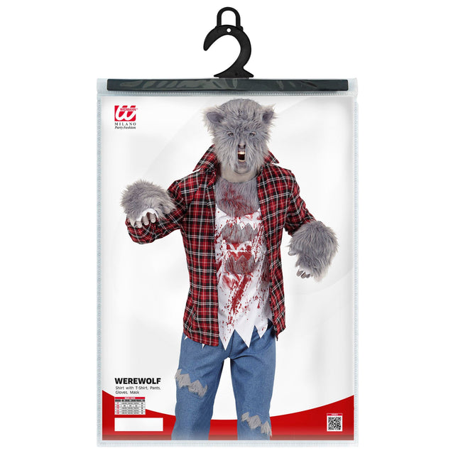 Halloween Kostüm Männer Werwolf 5 Stück