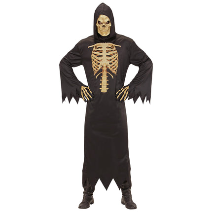 Halloween Kostüm Herren Skelett Sensenmann