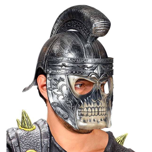 Halloween Helm Roman mit Totenkopf
