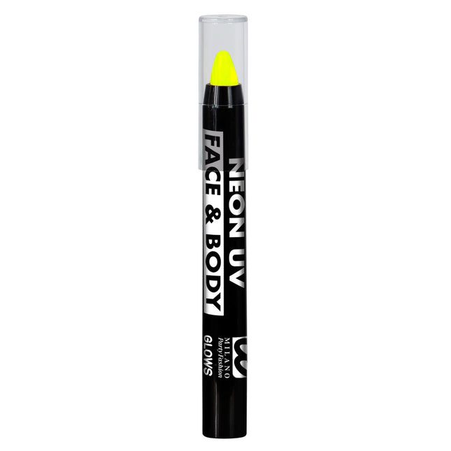 Neongelbe Schminkstifte Glow In The Dark 3.5ml