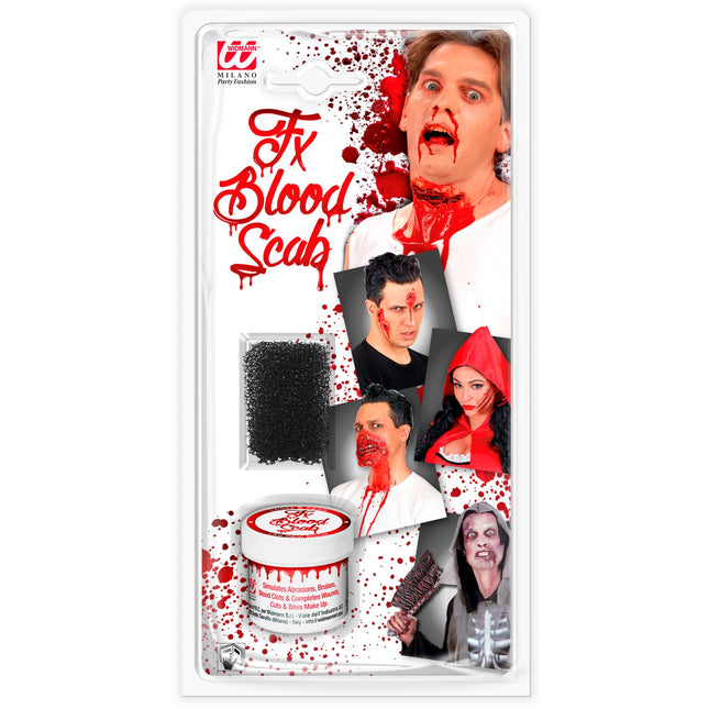 Halloween Makeup Set Blut 2 Stück