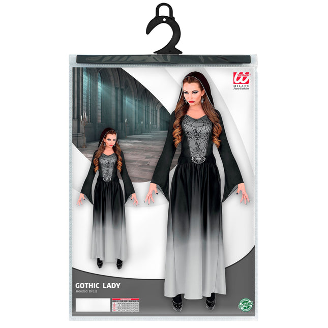 Halloween Kostüm Grau Damen Gothic