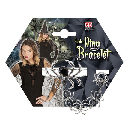 Halloween Armband Spinnen
