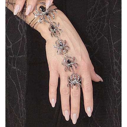 Halloween Armband Spinnen