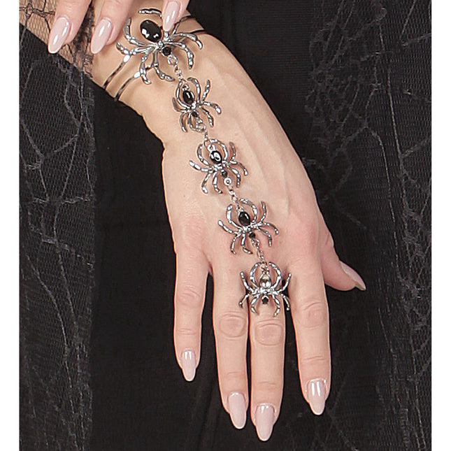 Halloween Armband Spinnen