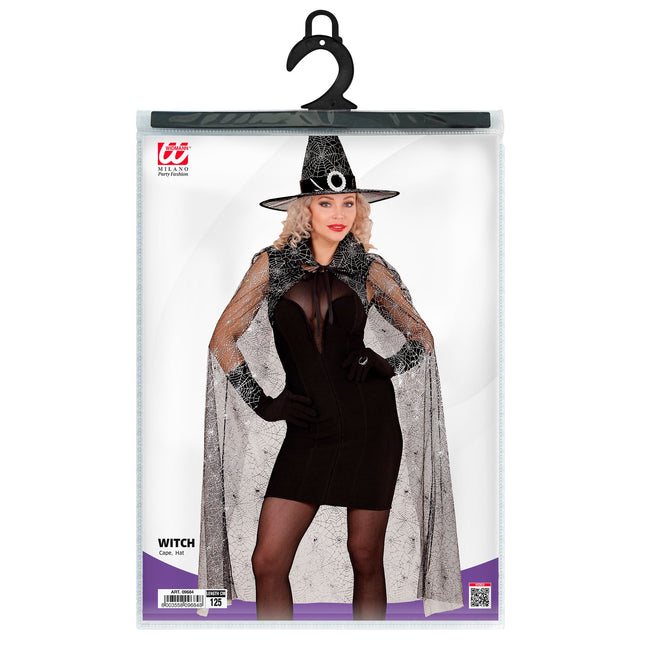 Halloween Accessoires Set Hexe 2 Stück