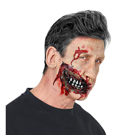 Halloween Falsche Wunde Wange