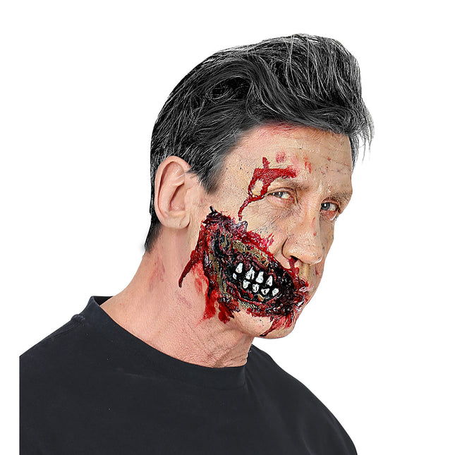 Halloween Falsche Wunde Wange