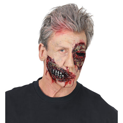 Halloween Falsche Wunde Wange