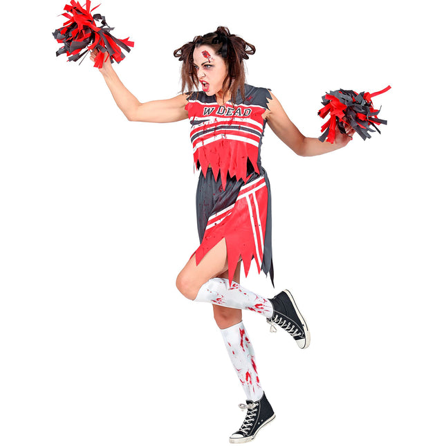 Halloween Kleid Damen Zombie Cheerleader