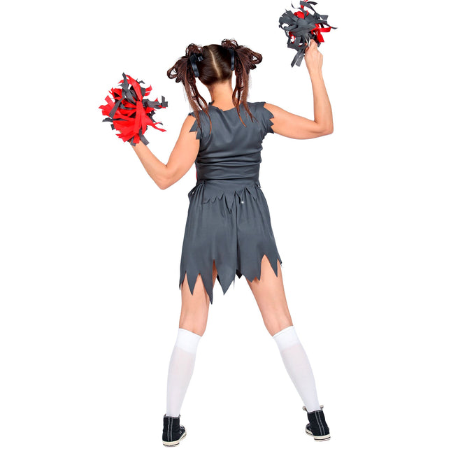 Halloween Kleid Damen Zombie Cheerleader