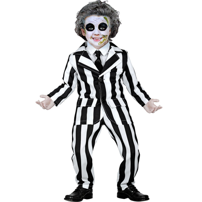 Halloween Kostüm Schwarz Weiß Kind Geist