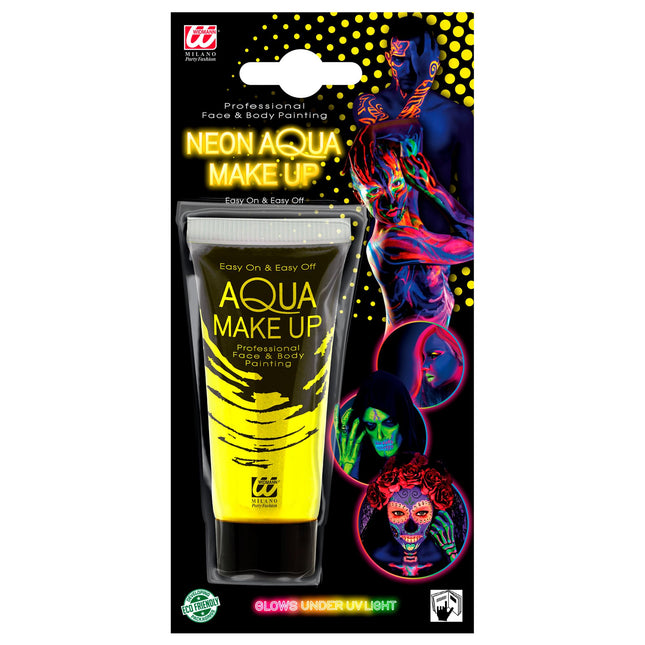 Neongelb Schmink Glow In The Dark 30ml