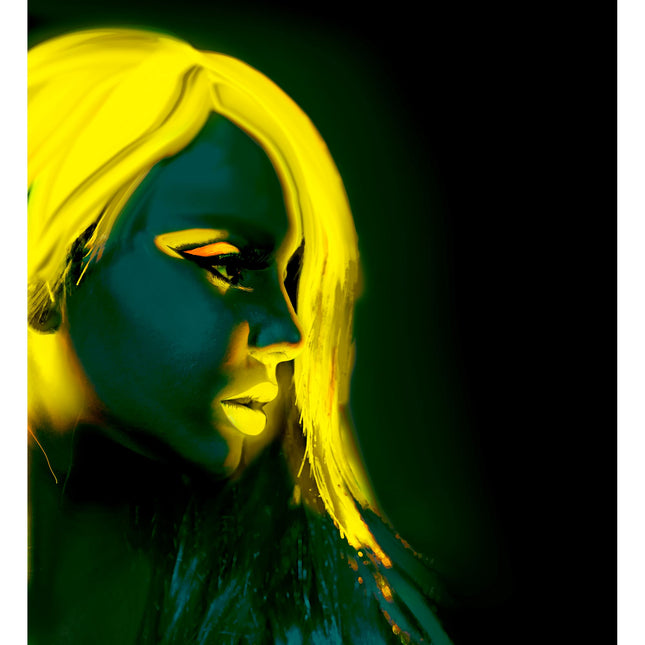 Neongelb Schmink Glow In The Dark 30ml
