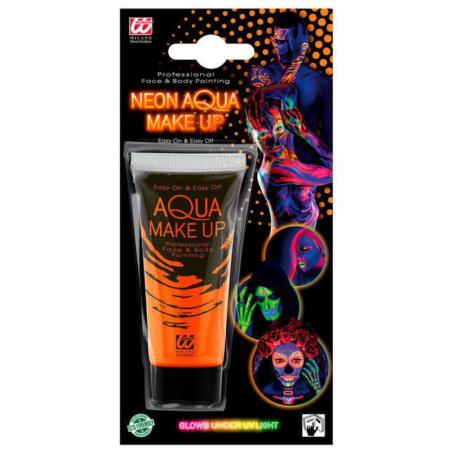 Neon Orange Schmink Glow In The Dark 30ml