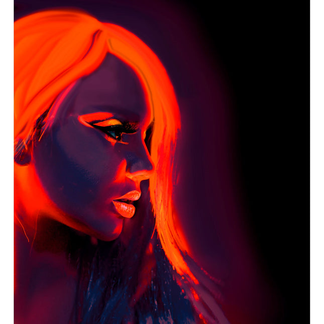 Neon Orange Schmink Glow In The Dark 30ml