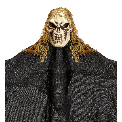 Halloween Puppe Schwarzes Skelett 50cm