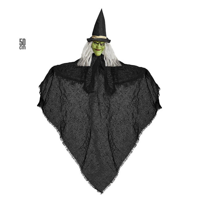 Halloween Puppe Hexe 50cm