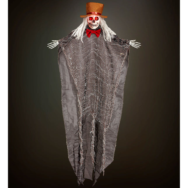 Halloween Puppe Bräutigam mit Lichtern 1,05m