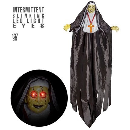 Halloween Puppe Non mit Licht 1,3m