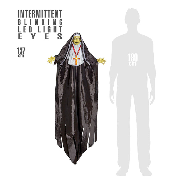 Halloween Puppe Non mit Licht 1,3m