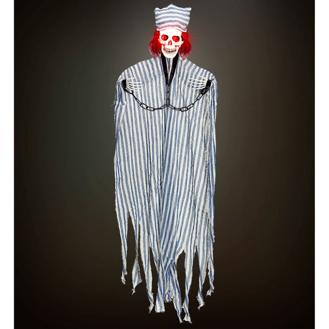Halloween Puppe Gefangener mit Licht 1,2m