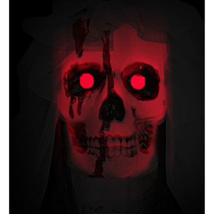 Halloween-Puppe Skelett-Braut 1,7m