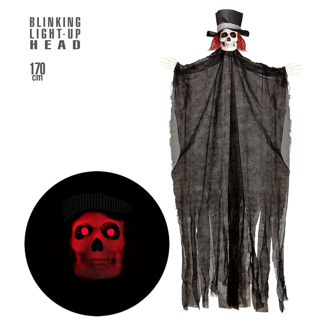 Halloween Puppe Skelett Bräutigam 1,7m