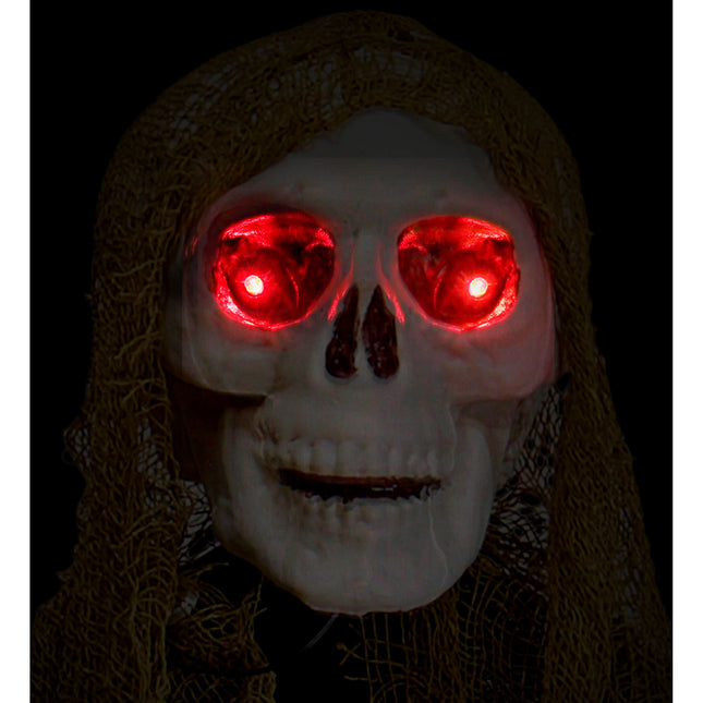 Halloween Schaufensterpuppe mit Licht und Ton 1,3m