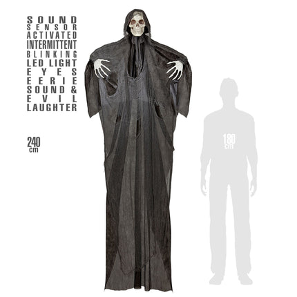 Halloween Schaufensterpuppe mit Licht und Ton 2,4m