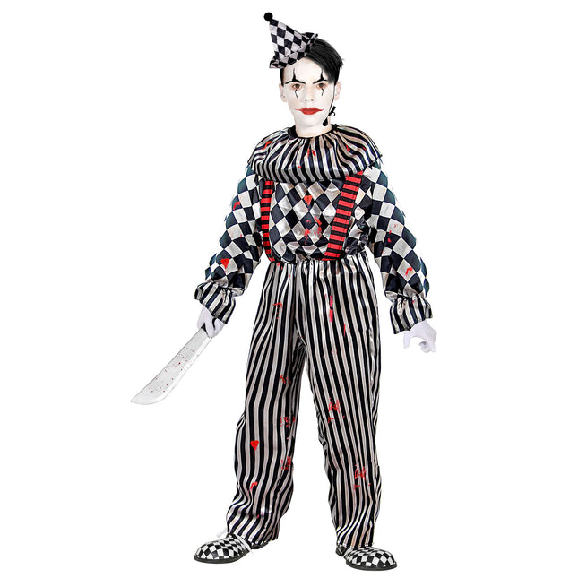 Halloween Kostüm Kind Clown 4 Stück