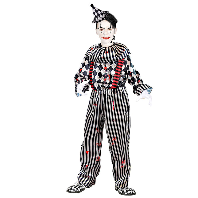 Halloween Kostüm Kind Clown 4 Stück