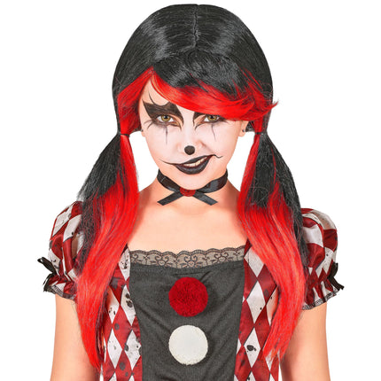Halloween-Perücke „Horror-Clown“
