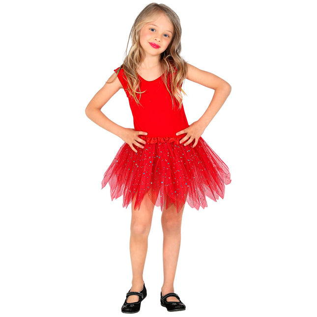Rotes Tutu Kind