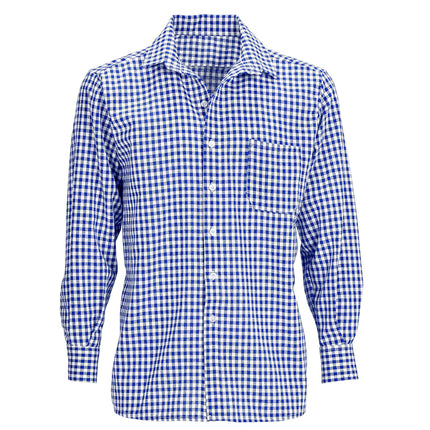 KARIERTES HEMD BLAU