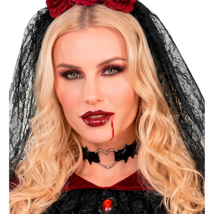 Halloween-Halsband mit Fledermaus