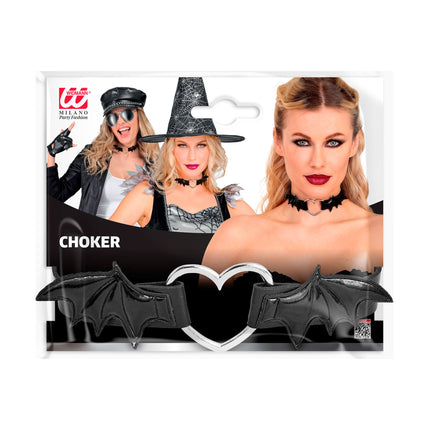 Halloween-Halsband mit Fledermaus