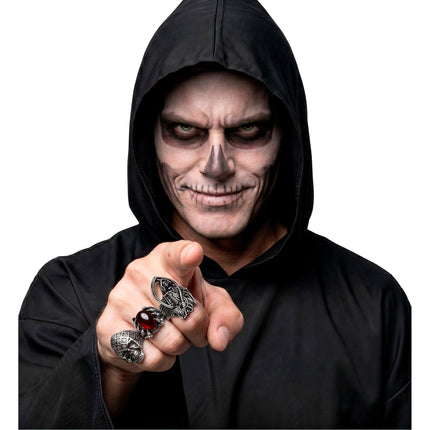 Halloween-Ring-Set, 3-teilig