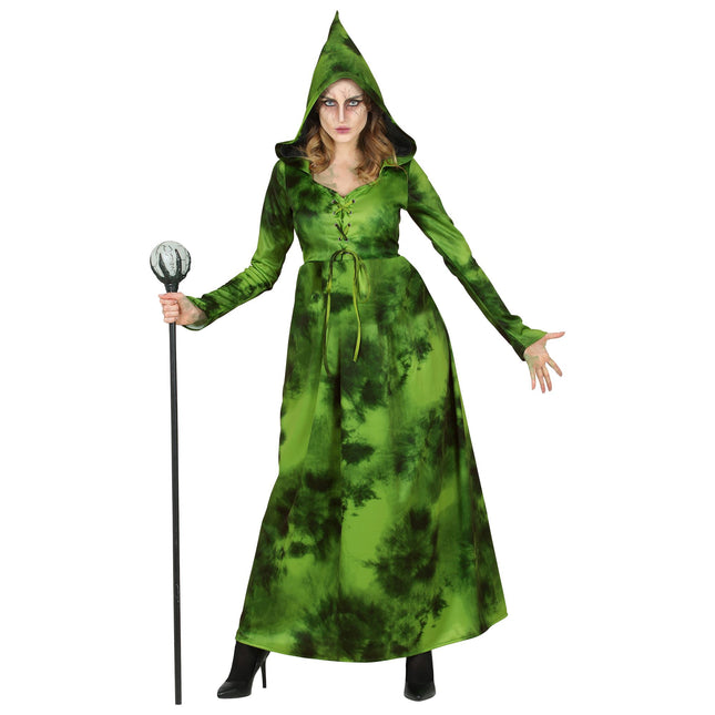 Halloween Kleid Grüne Waldhexe