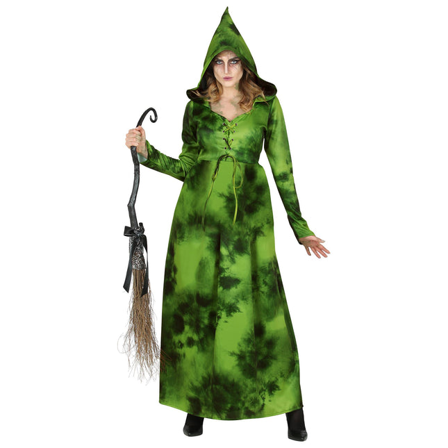 Halloween Kleid Grüne Waldhexe