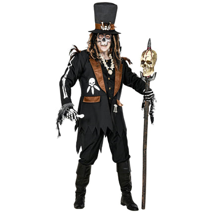 Halloween Kostüm Männer Voodoo 3-teilig