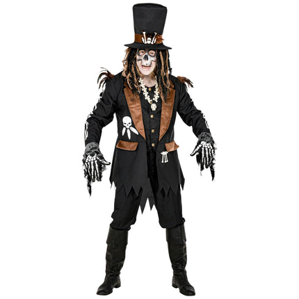 Halloween Kostüm Männer Voodoo 3-teilig
